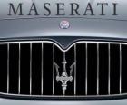 Maserati λογότυπο, ιταλική μάρκα σπορ αυτοκίνητο